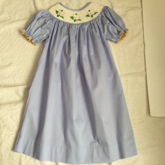 Southern Petites Smocked Magnolia Dress, size 4T - Picture 3 of 6
